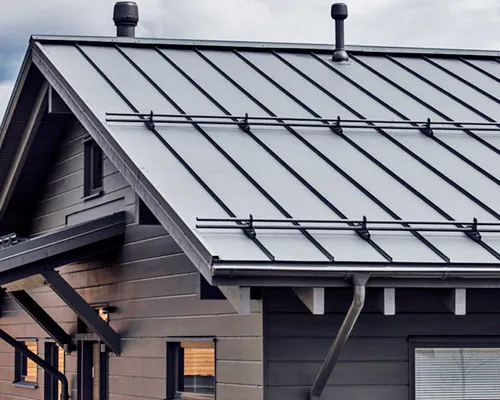 Крыша из фальцевой кровли